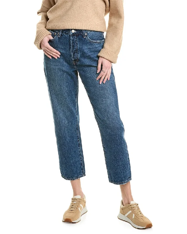 Black And White Style Pistola Charlie High-Rise Clash Classic Straight Ankle Jean
