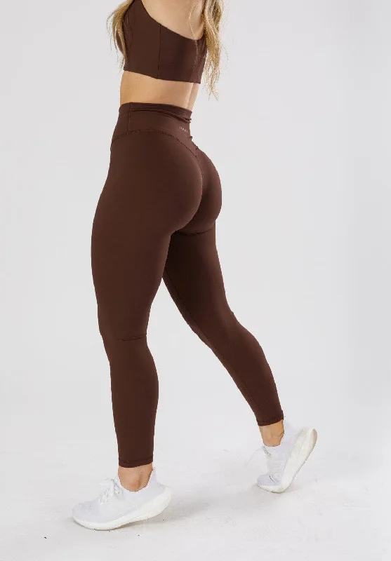 Street Vertical And Horizontal Design Reluna Original Sculptseam® Legging Walnut