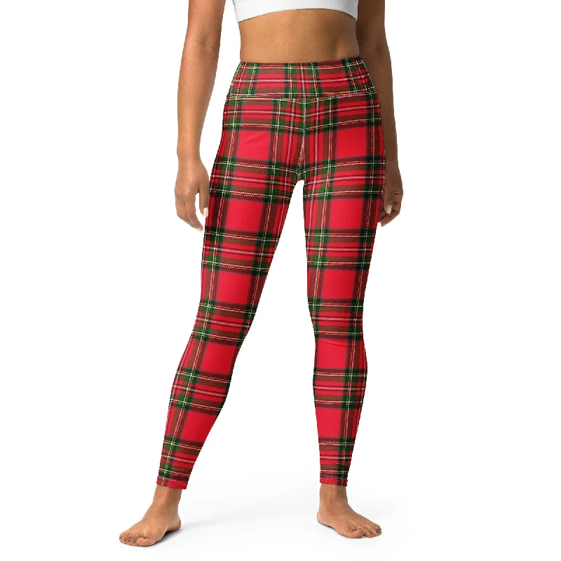 Warm and substantial Royal Tartan Yoga Leggings