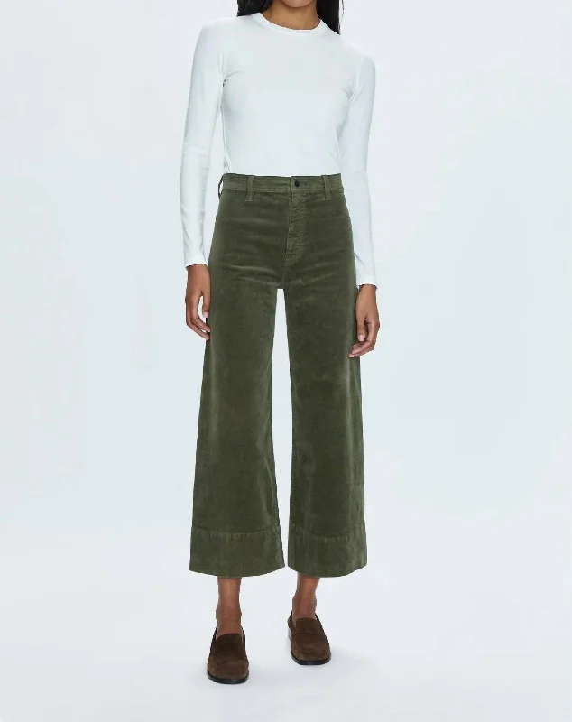 Sports litigation style Penny High Rise Wide Leg Pants In Martini