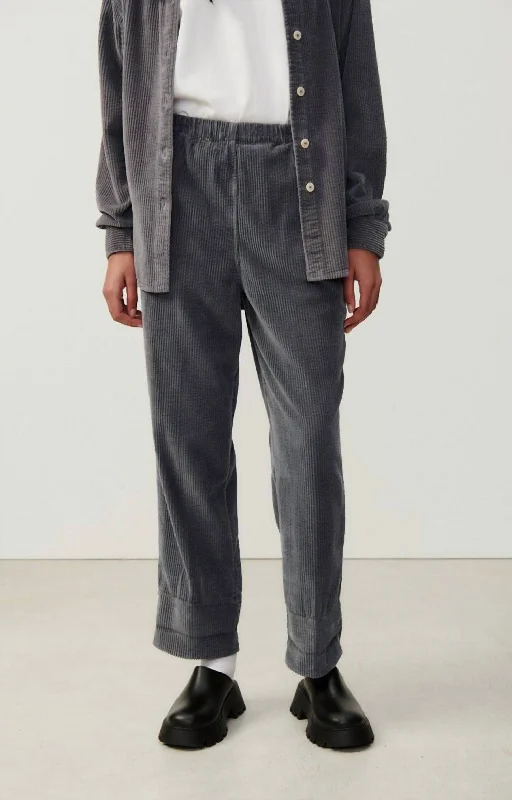 Fashionable sports Padow Cord Pant In Grey