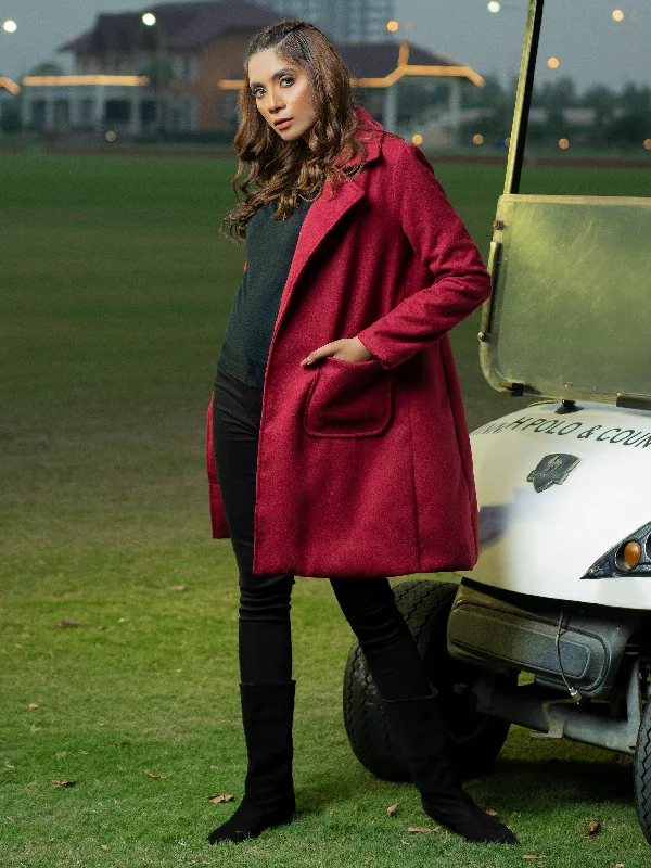 Classic Items Belted Woolen Coat