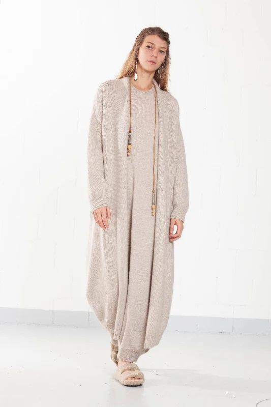 New Design Natural Cashmere Cardigan