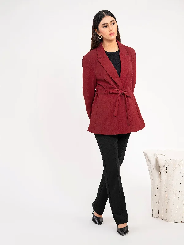 Romantic Temperament Belted Coat
