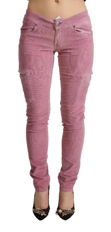 Exclusive Customization Acht  Cotton Low Waist Skinny blue Cargo Women's Jeans