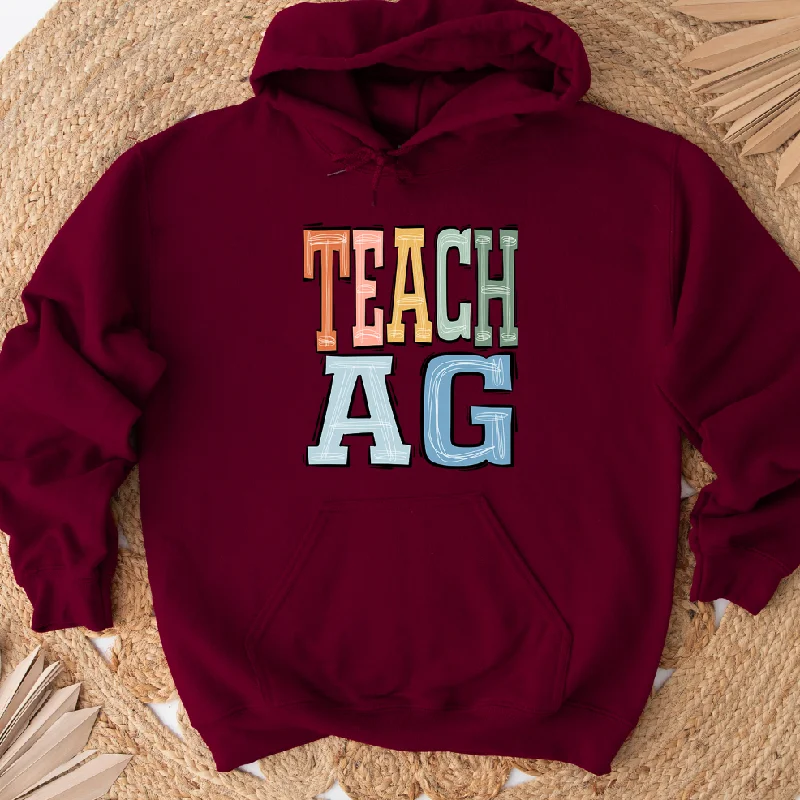 Boho Colors Teach Ag Hoodie (S-3XL) Unisex - Multiple Colors!