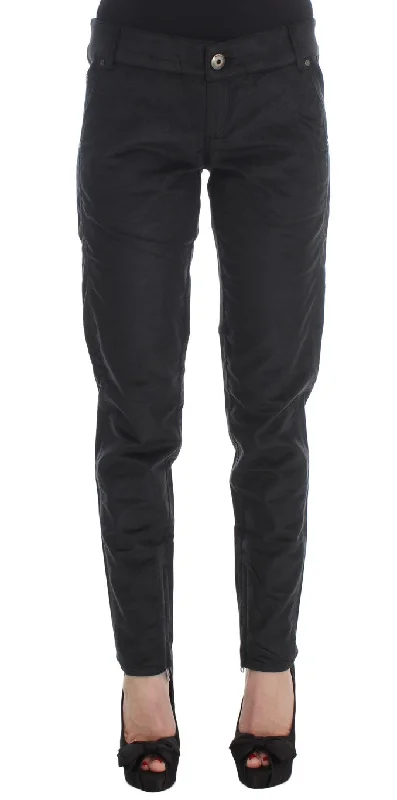 Cozy Fit Ermanno Scervino  Cotton Blend Regular Fit Women's Pants