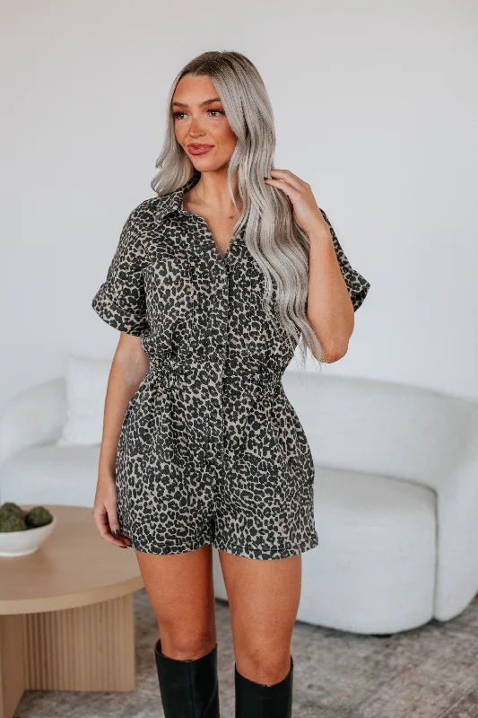 Caprina Leopard Romper