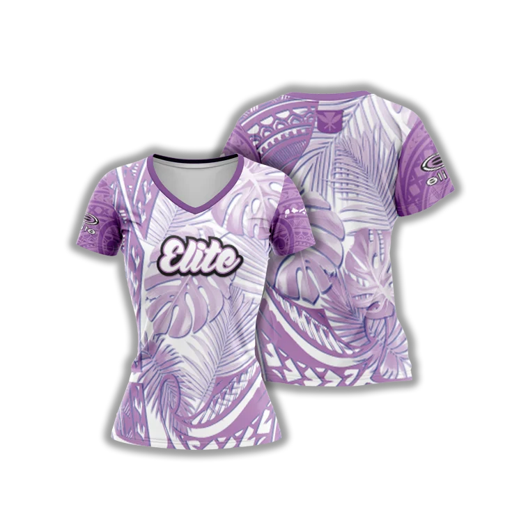 Elite Womens Jersey – ESD 1489 PARADISE TRIBAL PURPLE