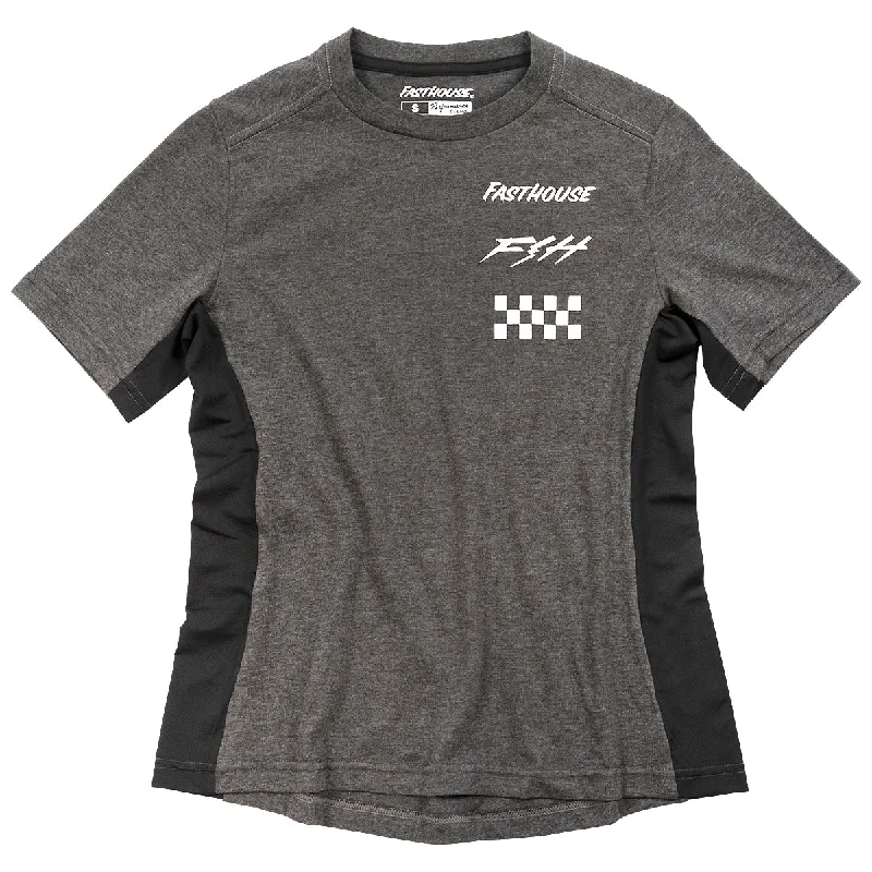 Evoke SS Women's Tech Tee - Charcoal Heather