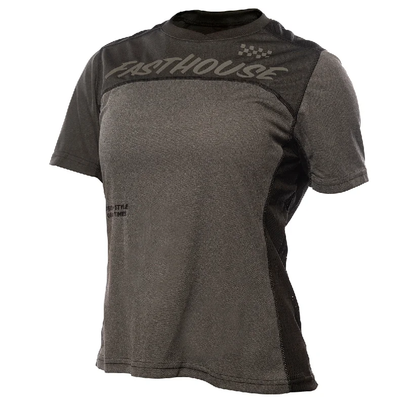 Comfortable and simple Classic Mercury SS Women's Jersey - Black/Charcoal Heather