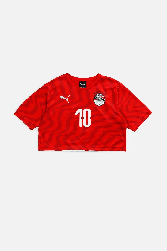 Personalized Outfit Rework Crop Egypt Soccer Jersey - S