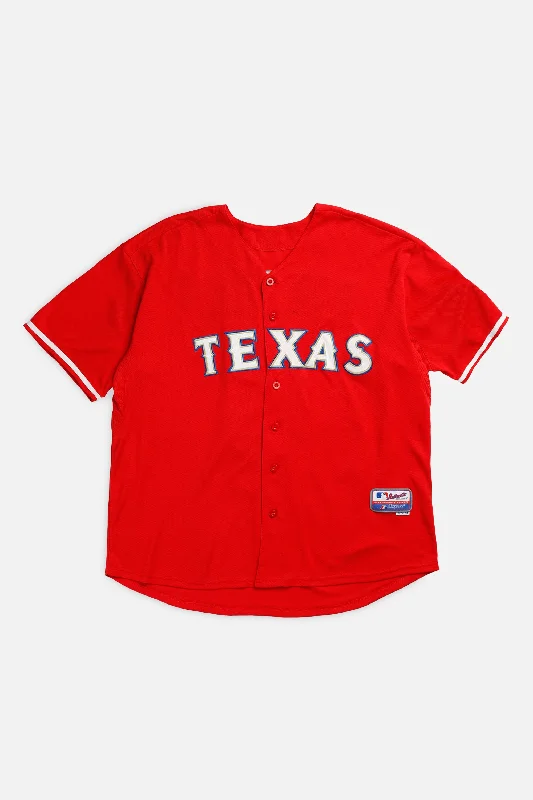 Fashion Style Vintage Texas Rangers MLB Jersey - XXL