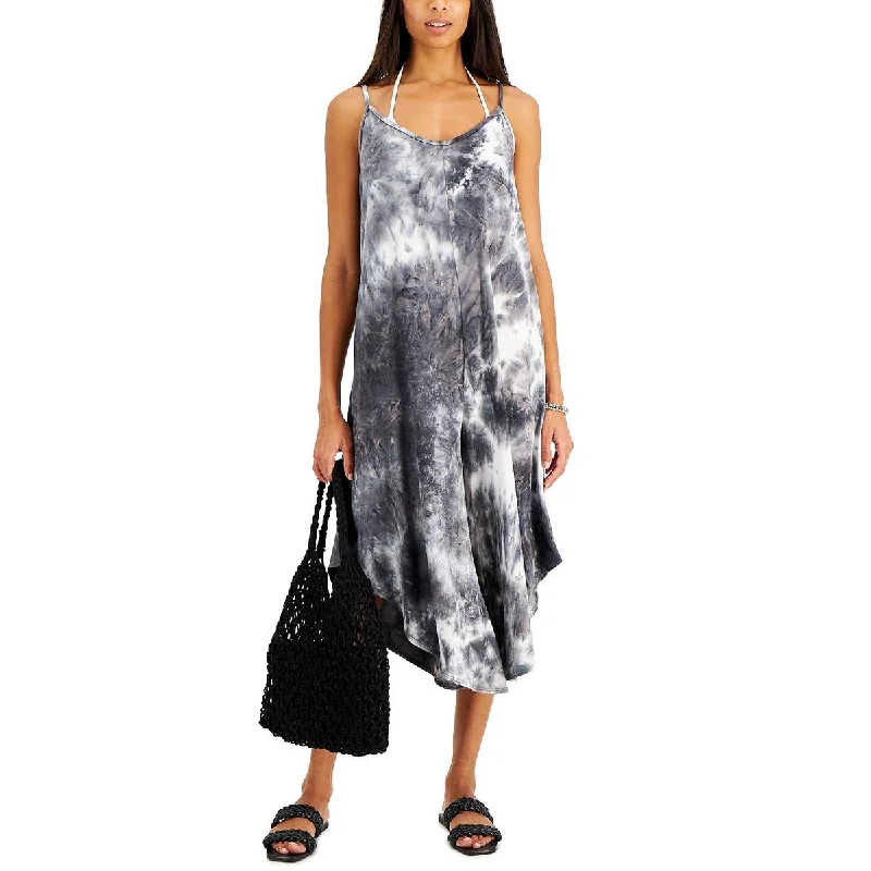 Womens Tie-Dye Flowy Jumpsuit