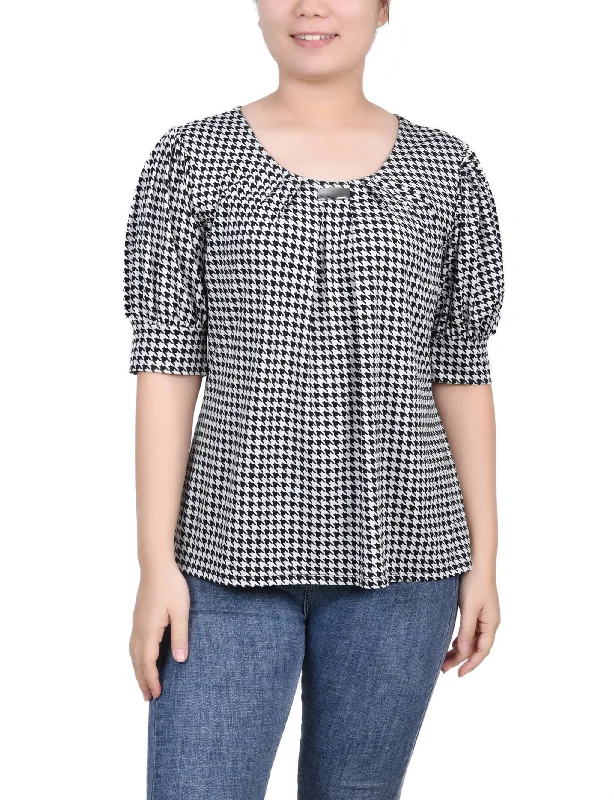 Black White Herringbone