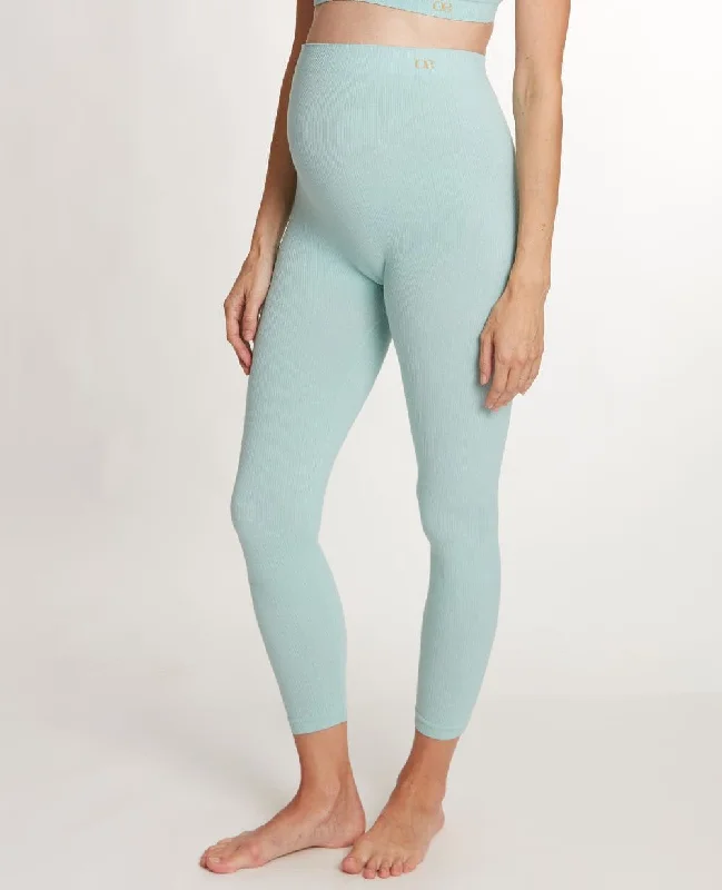 Personalized Wear Seamless maternity leggings Zoé aqua